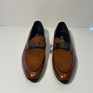 Elegant Brown Leather Loafers